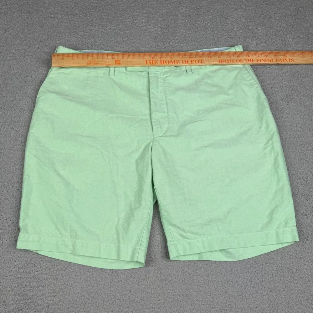 Polo Ralph Lauren Shorts Mens 40 Mint Green Oxford Cotton Chino Preppy Classic